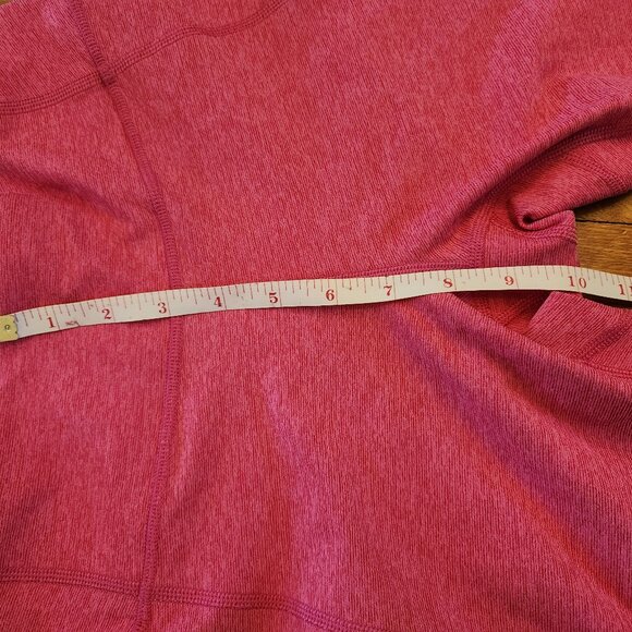 Outdoor Voices Flamingo Pink Crop Ankle Leggings Small S EUC Midrise - Picture 4 of 8